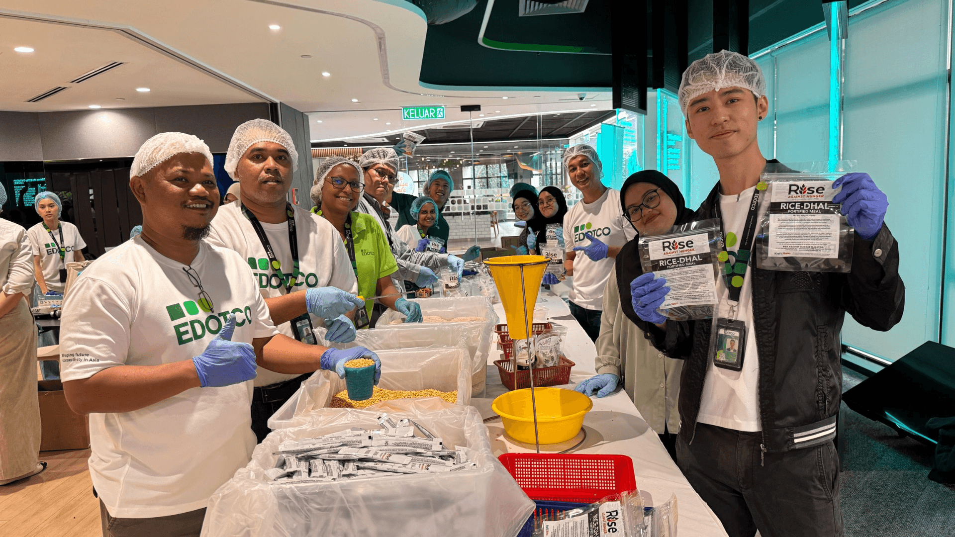 EDOTCO Rangers Unite to Pack 50,000 Meals for Myanmar Earthquake Victims 1